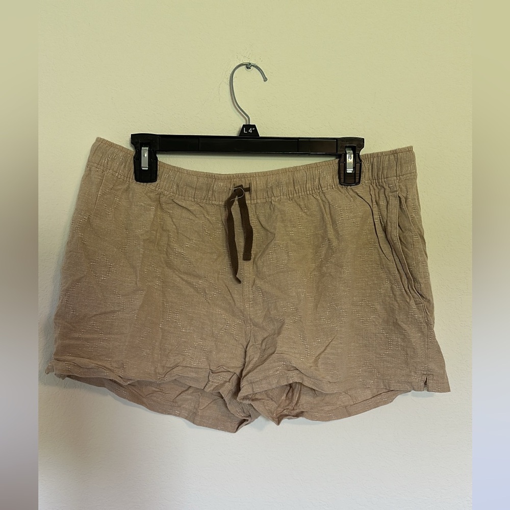 Patagonia Tan High Waist Shorts Lightweight Summer Essential